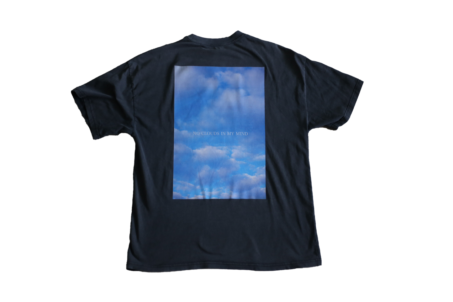CLOUDS Oversized Tee (Vintage Black)