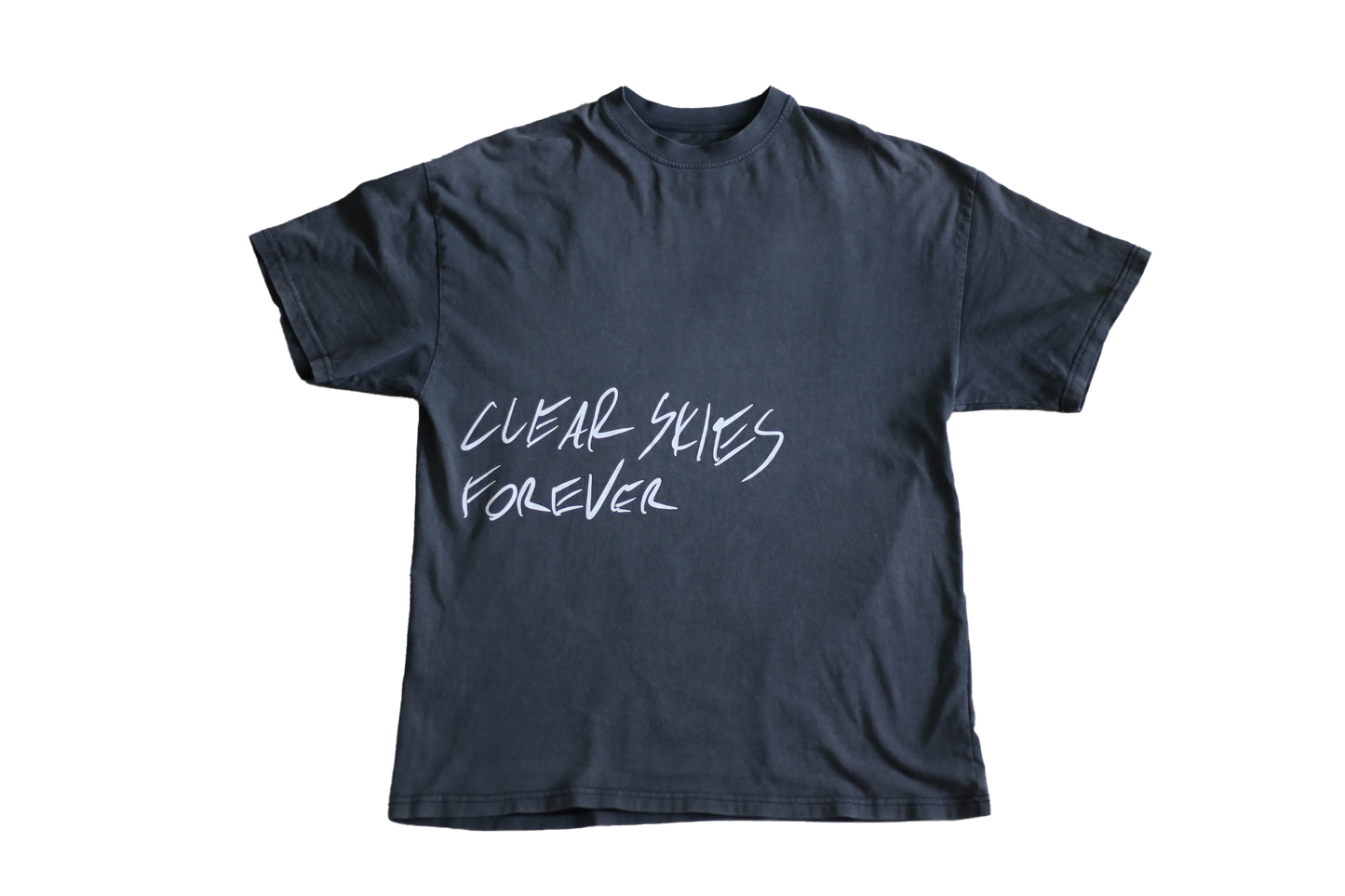 CLOUDS Oversized Tee (Vintage Black)