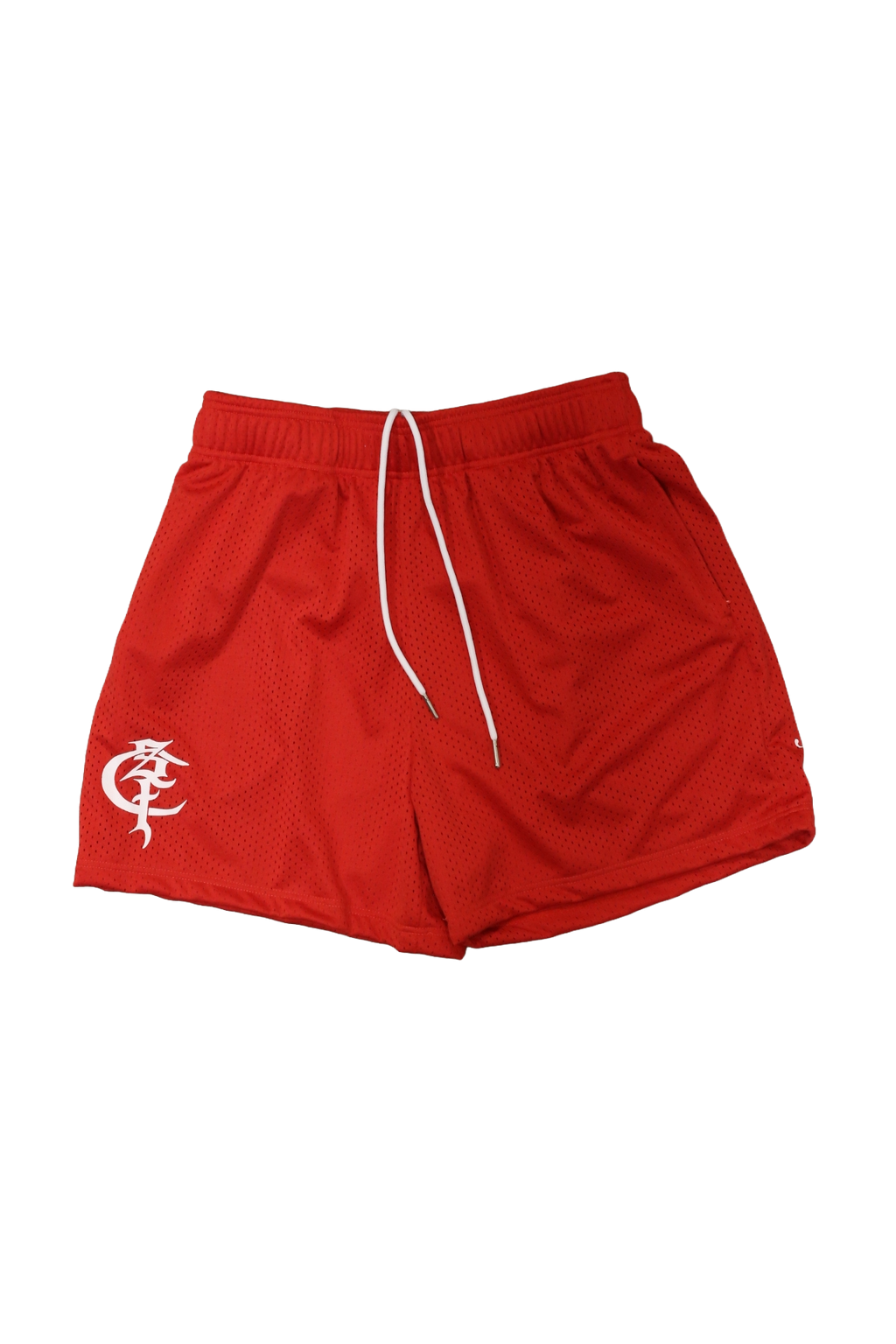 LOGO Mesh Shorts (Bright Red)