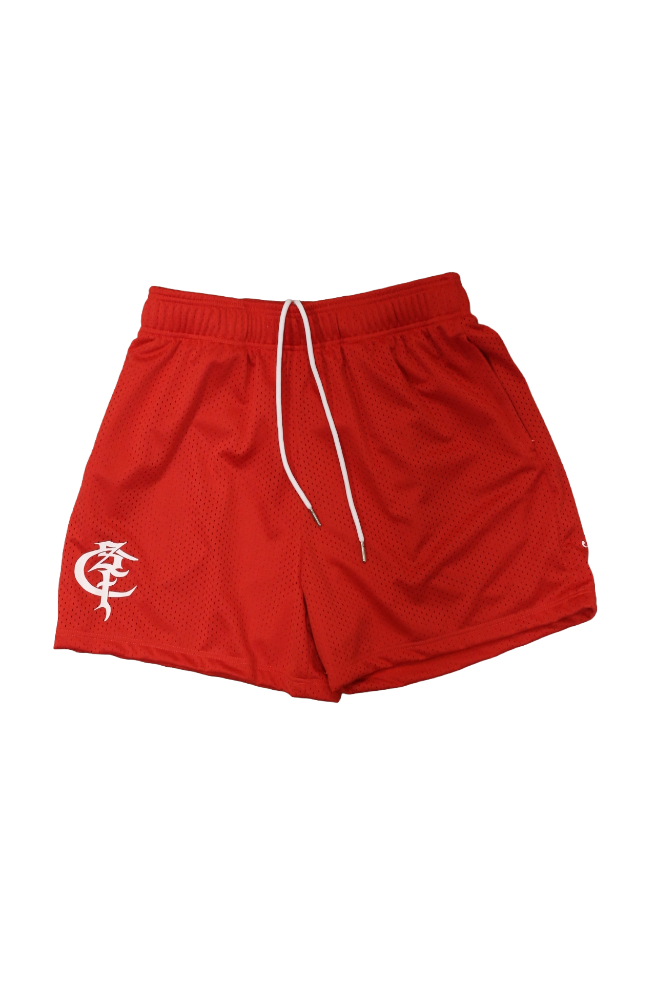 LOGO Mesh Shorts (Bright Red)