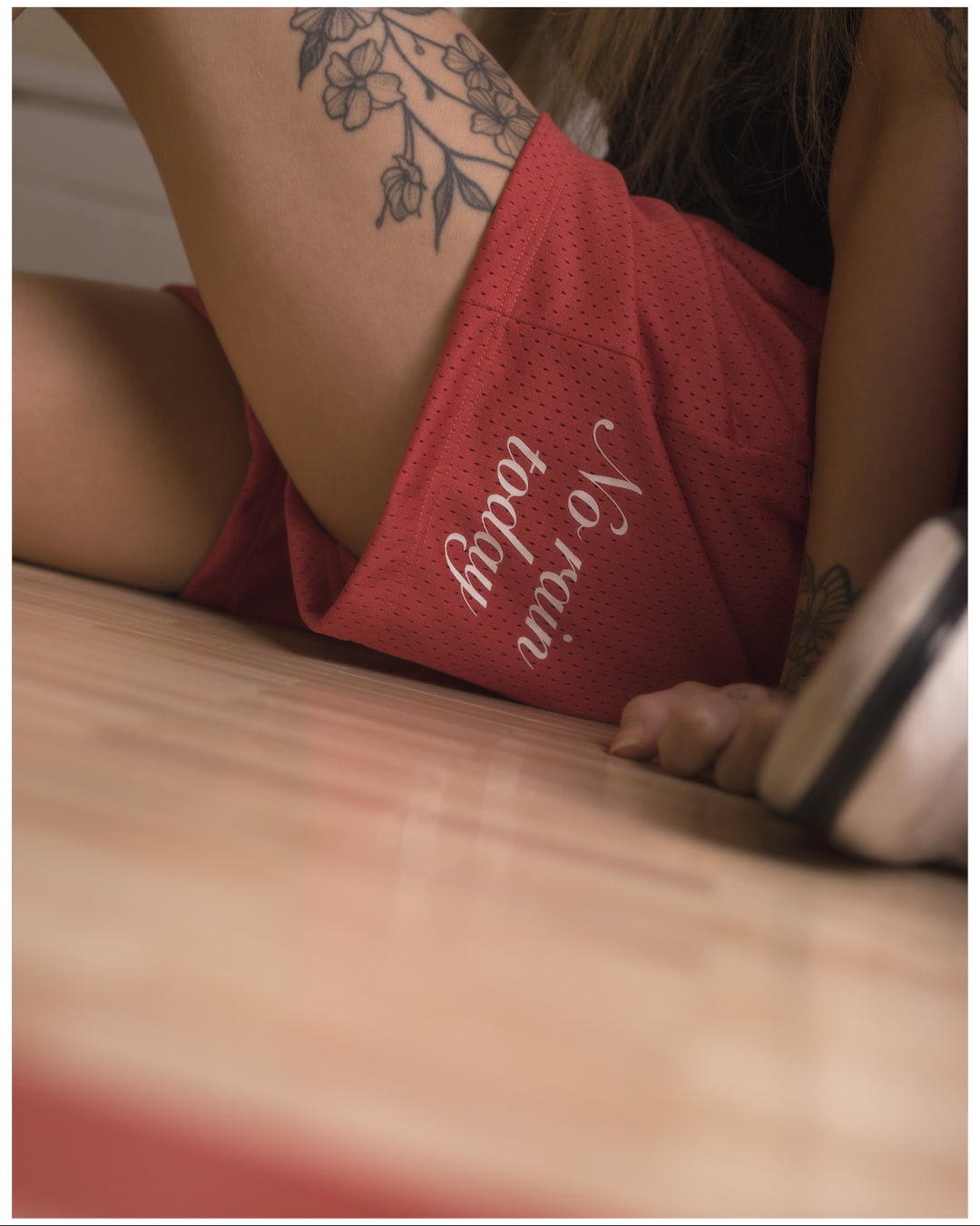 LOGO Mesh Shorts (Bright Red)
