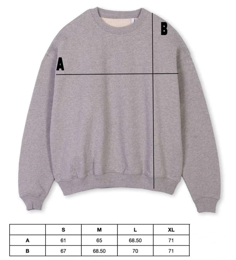 POOLPARTY Oversized Crewneck (Vintage Black)
