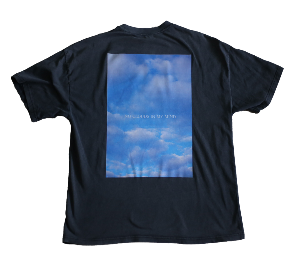 CLOUDS Oversized Tee (Vintage Black)