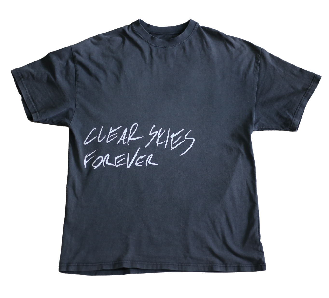 CLOUDS Oversized Tee (Vintage Black)